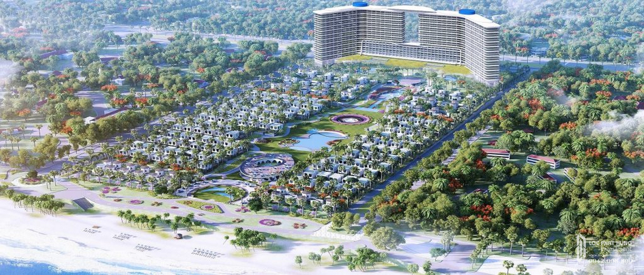 Phối cảnh dự án căn hộ condotel Cam Ranh Bay Đường Nguyễn Tất Thành chủ đầu tư Việt Nhật