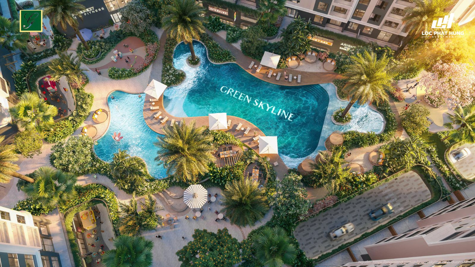 Phối cảnh tổng thể Dự án Green Skyline Dĩ An, Bình Dương (cũ)