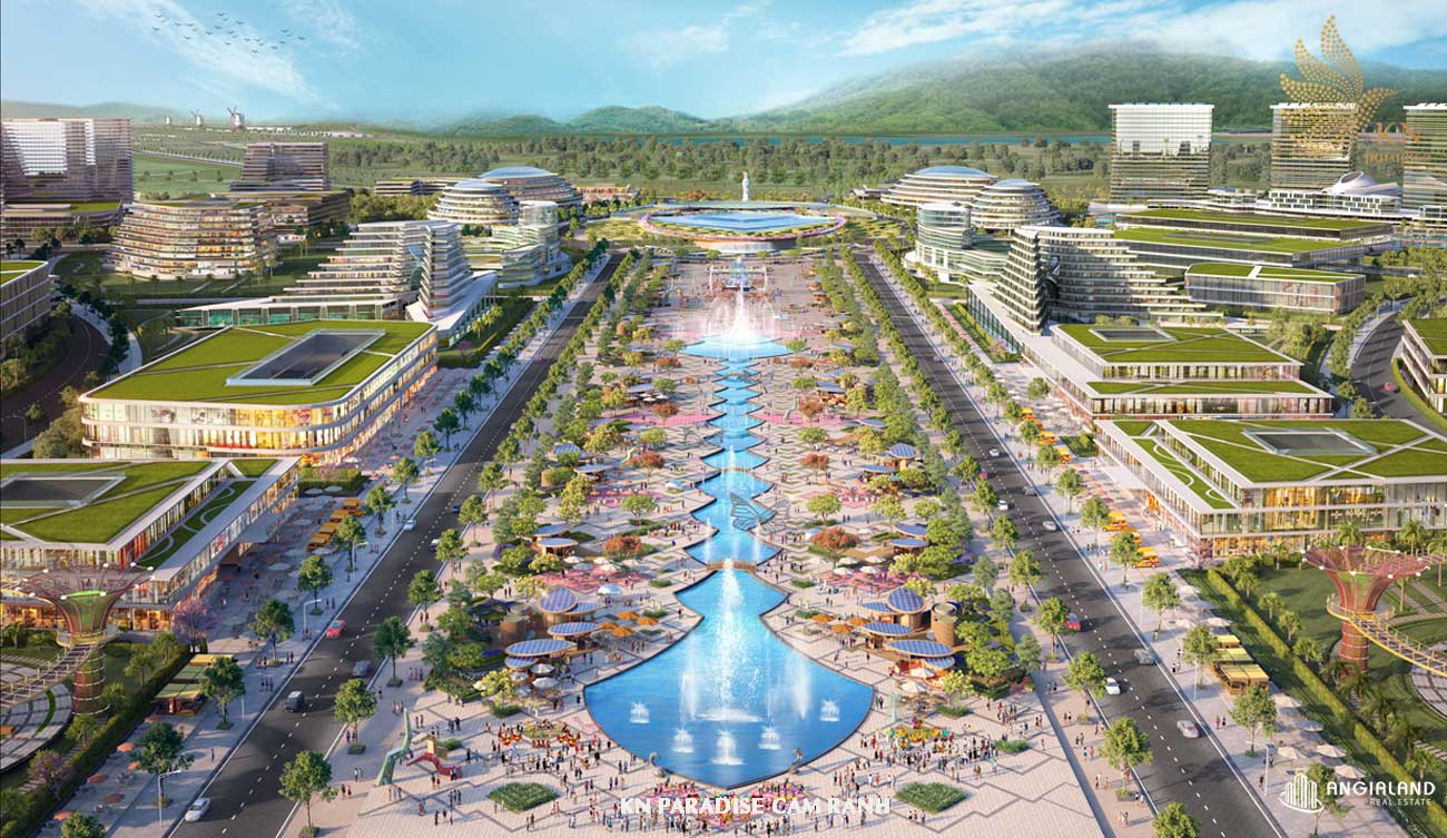 Quảng trường trung tâm Resort KN Paradise Cam Ranh