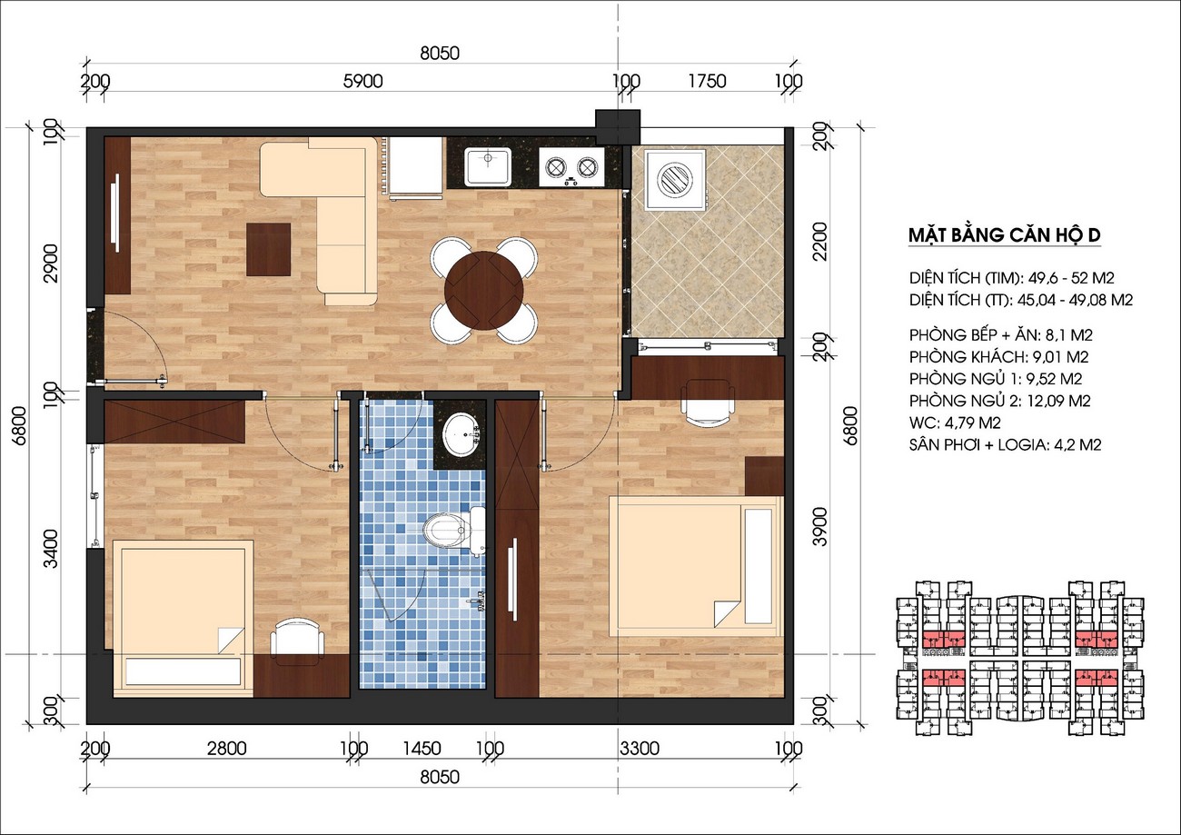 Thiết kế dự án căn hộ chung cư Unico Thăng Long Bến Cát Đường QL 13 chủ đầu tư Unico