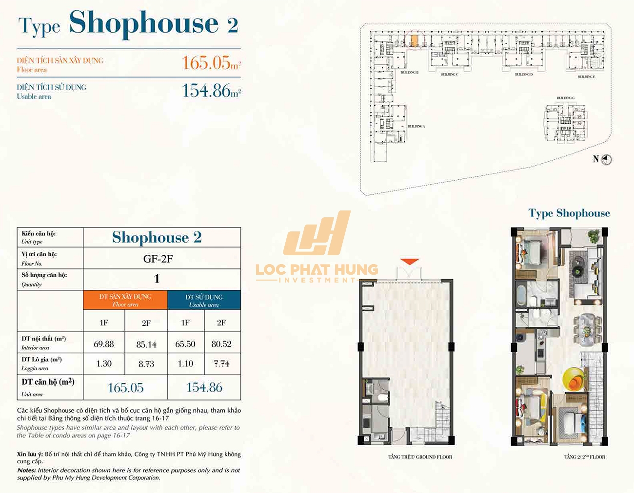 Thiết kế chi tiết căn Shophouse Saigon South - Diện tích 165.05m2