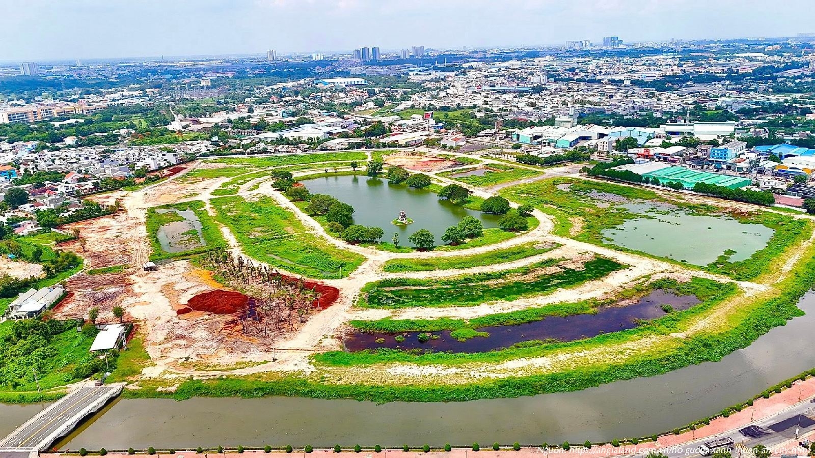 Tiến độ Xây Dựng Dự án Hồ Gươm Xanh Thuận An