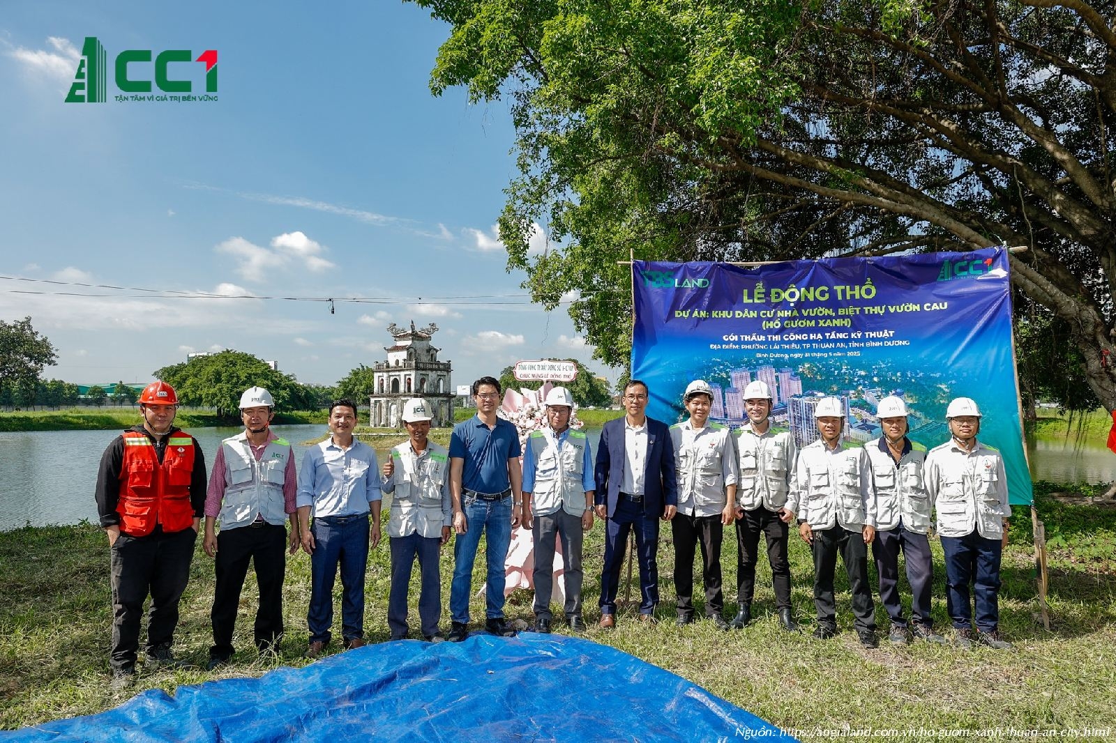 Tiến độ Xây Dựng Dự án Hồ Gươm Xanh Thuận An