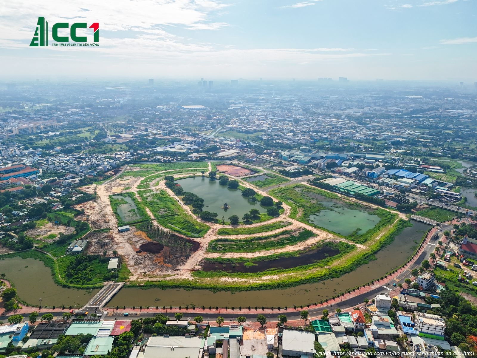 Tiến độ Xây Dựng Dự án Hồ Gươm Xanh Thuận An