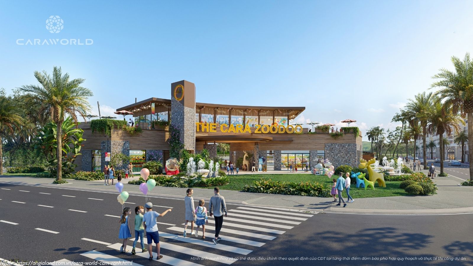 Tiện ích công viên thú cưng Dự án Cara World Cam Ran siêu đô thị biển cạnh Sân Bay Cam Ranh