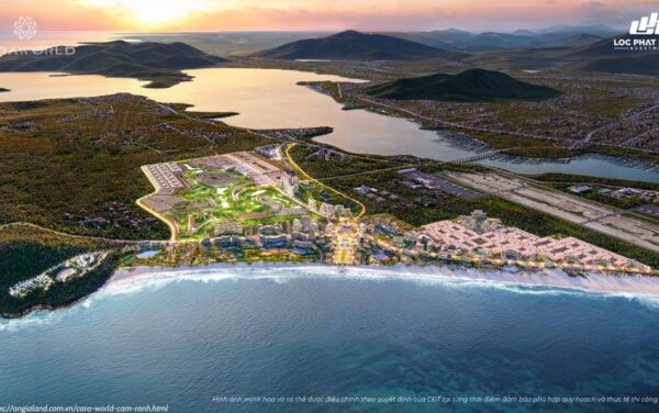 Toàn cảnh dự án Cara World Cam Ran siêu đô thị biển cạnh Sân Bay Cam Ranh