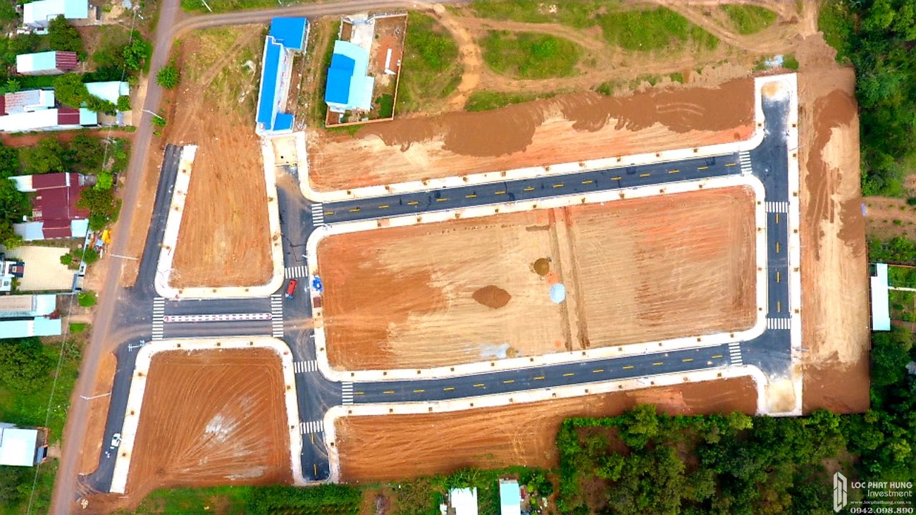 Mặt bằng dự án đất nền nhà phố Thuận Hòa Lucky Home Đồng Xoài Đường DT741 chủ đầu tư Thuận Hòa