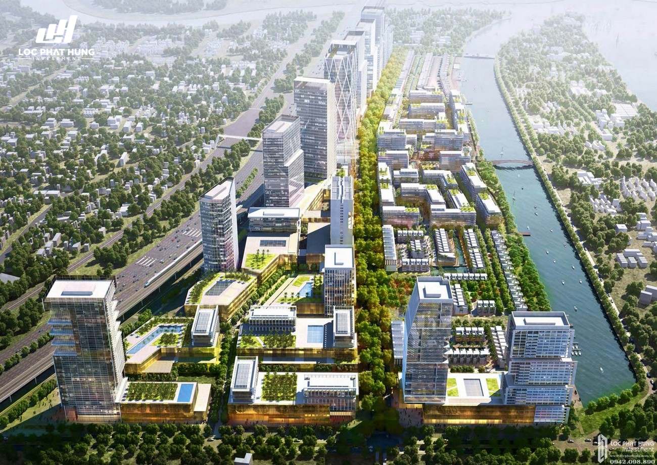 Phối cảnh dự án căn hộ chung cư River City Thủ Đức Đường Xa Lộ Hà Nội chủ đầu tư Refico