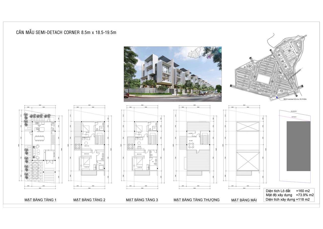 Thiết kế dự án đất nền nhà phố biệt thự Qi Island Bình Dương Đường Ngô Chí Quốc chủ đầu tư Hoa Lâm