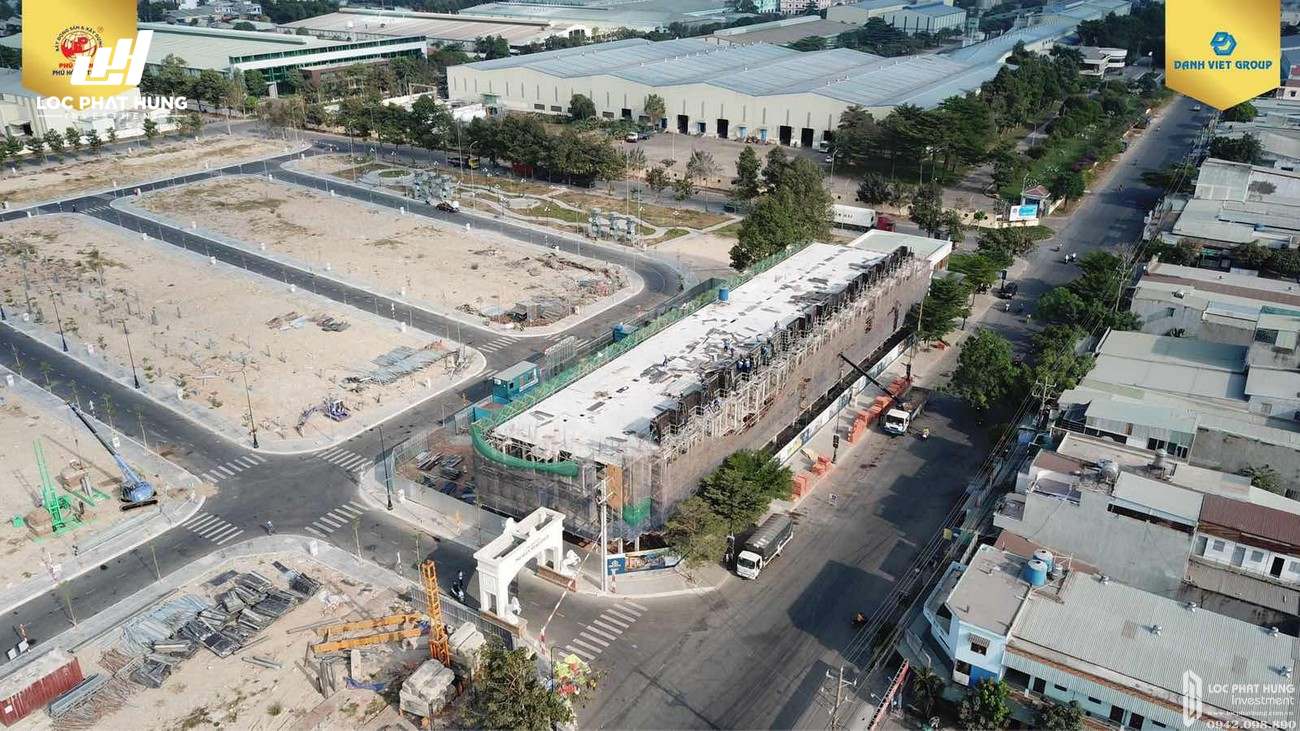 Tiến độ dự án đất nền nhà phố Icon Central Dĩ An Bình Dương chủ đầu tư Phú Hồng Thịnh