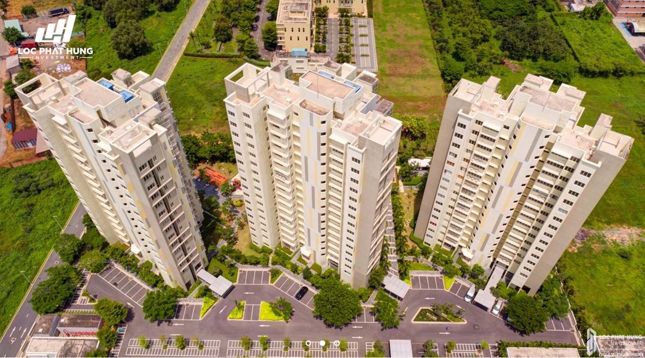 Phối cảnh tổng thể dự án căn hộ chung cư Canary Heights Thuận An Đường QL 13 chủ đầu tư GuocoLand