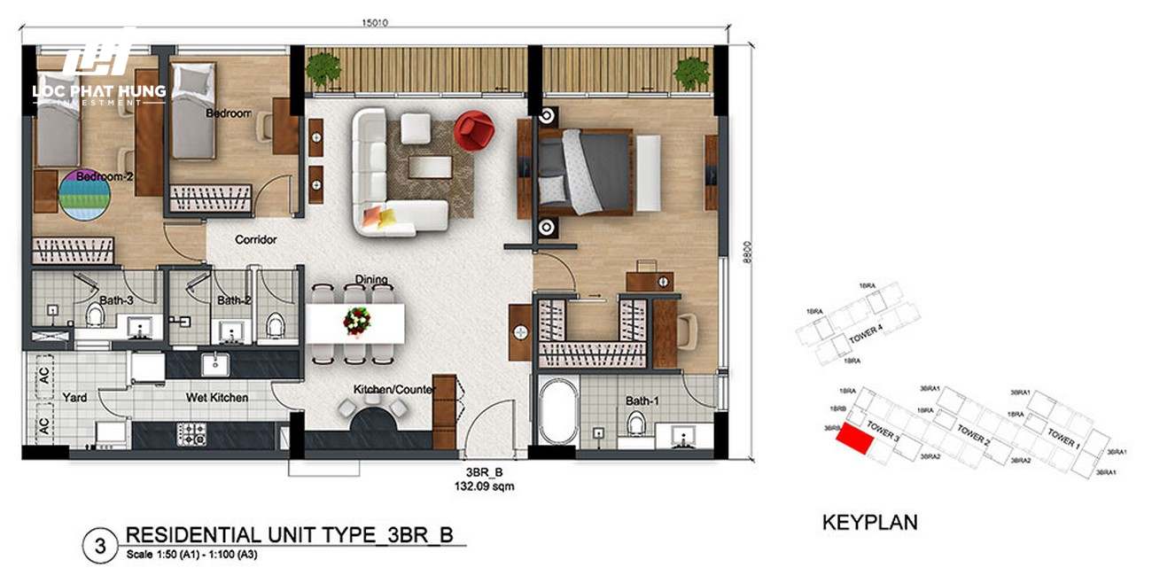 Thiết kế dự án căn hộ chung cư Dragon Riverside City Quận 5 Đường Võ Văn Kiệt chủ đầu tư Phú Long