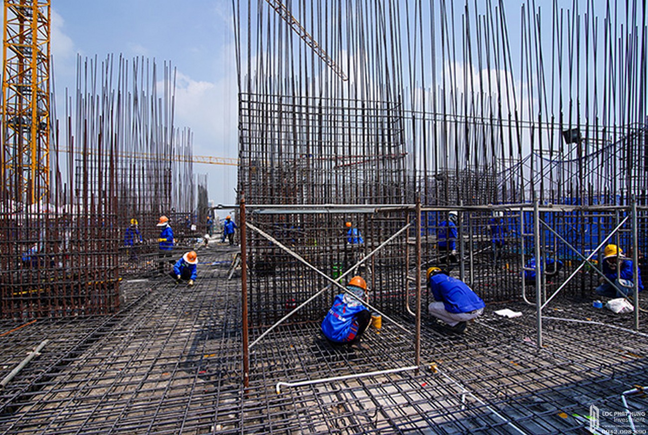 Tiến độ xây dựng dự án căn hộ Q7 Sai Gon Riverside Complex 20-02-2020