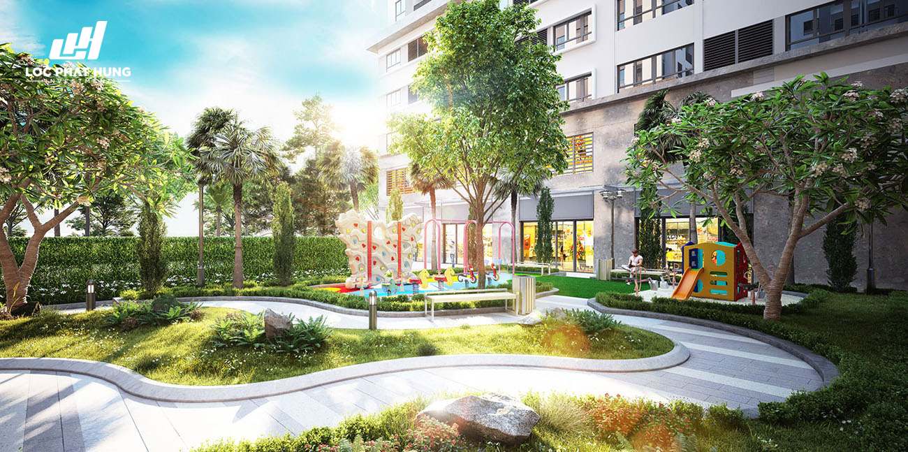 Tiện ích công viên dự án căn hộ chung cư 9x Next Gen Dĩ An Bình Dương Đường Đường Thống Nhất chủ đầu tư Hưng Thịnh