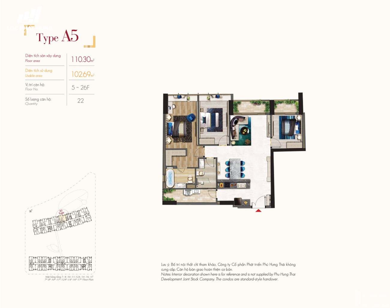 Thiết kế dự án căn hộ chung cư The Signature PMH Quận 7 Đường Đường 16 chủ đầu tư Phú Mỹ Hưng