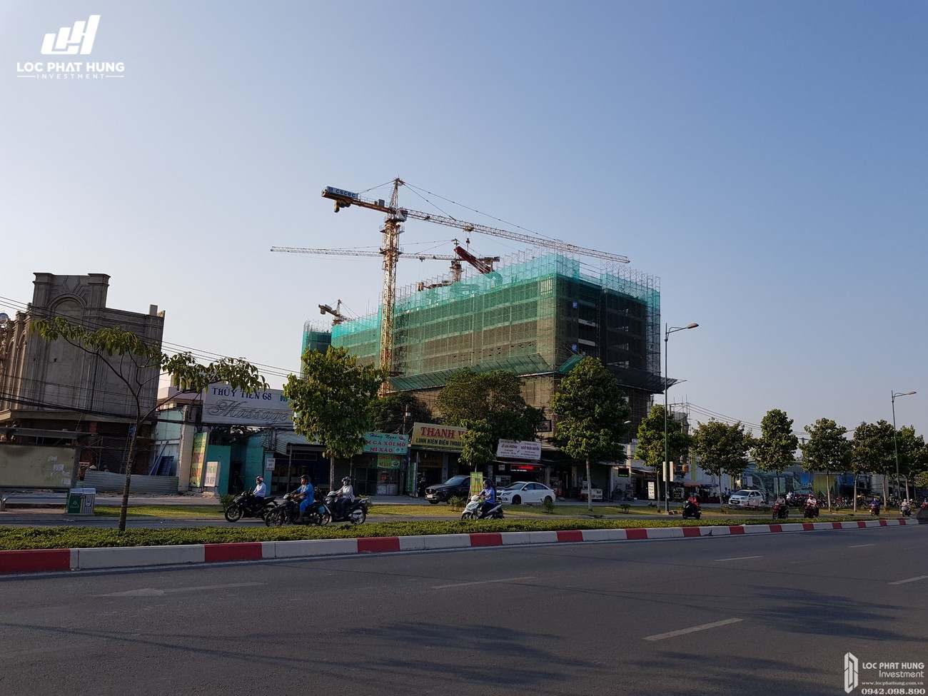 Tiến độ dự án căn hộ chung cư Opal Boulevard Dĩ An Đường Phạm Văn Đồng chủ đầu tư Đất xanh Group 04/2020