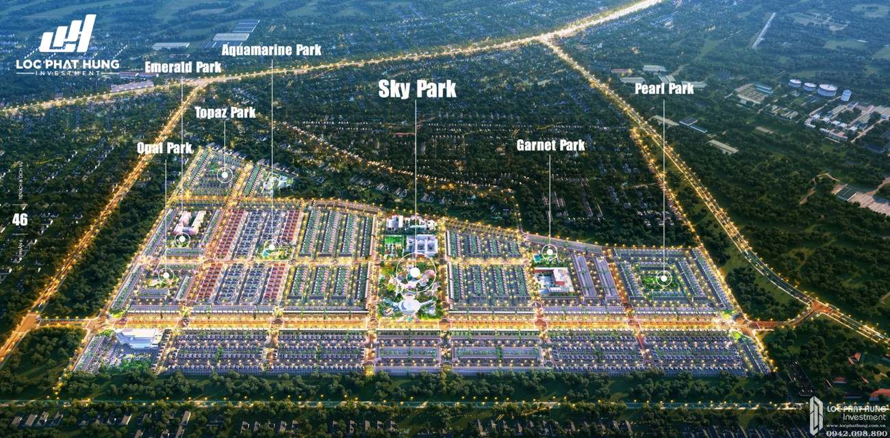 Tiện ích dự án nhà phố đất nền Gem Sky World Đất Xanh Đường Quốc Lộ 51 Long Thành