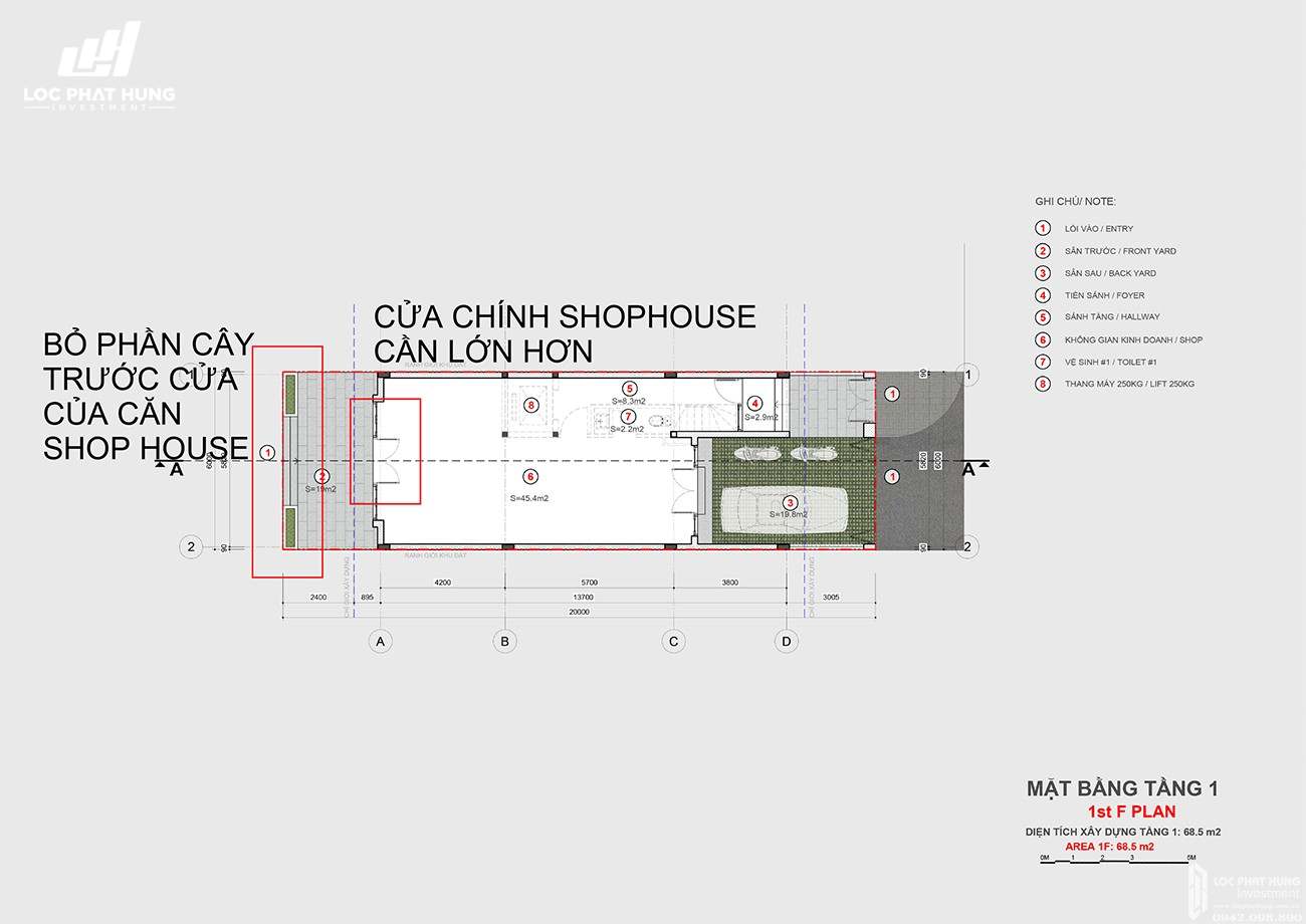 Thiết kế Shophouse dự án thự Amelie Villa Phú Mỹ Hưng Nhà Bè Đường Huỳnh Tấn Phát chủ đầu tư Phú Mỹ Hưng