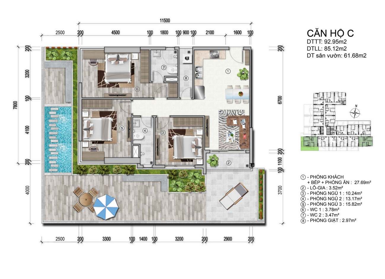 Thiết kế dự án căn hộ chung cư Venus Luxury Quận 5 Số 66 Đường Tân Thành chủ đầu tư Tân Thành