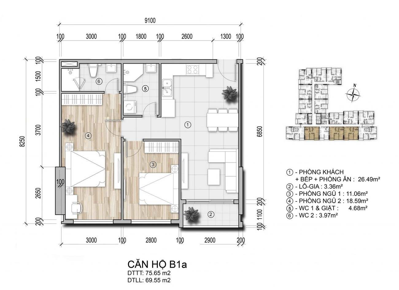 Thiết kế dự án căn hộ chung cư Venus Luxury Quận 5 Số 66 Đường Tân Thành chủ đầu tư Tân Thành