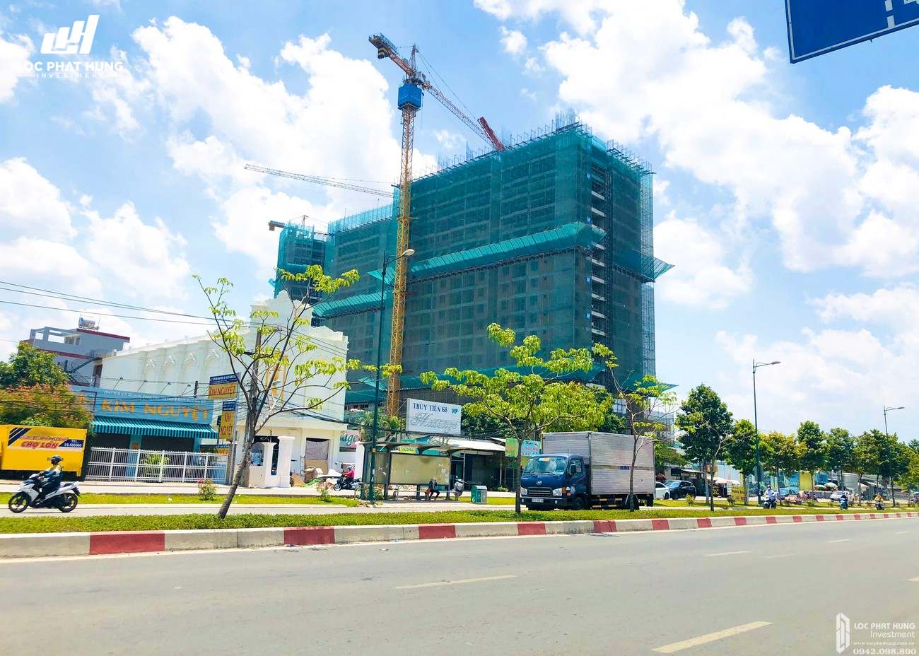 Tiến độ dự án căn hộ chung cư Opal Boulevard Dĩ An 16/05/2020 Đường Phạm Văn Đồng chủ đầu tư Đất xanh Group