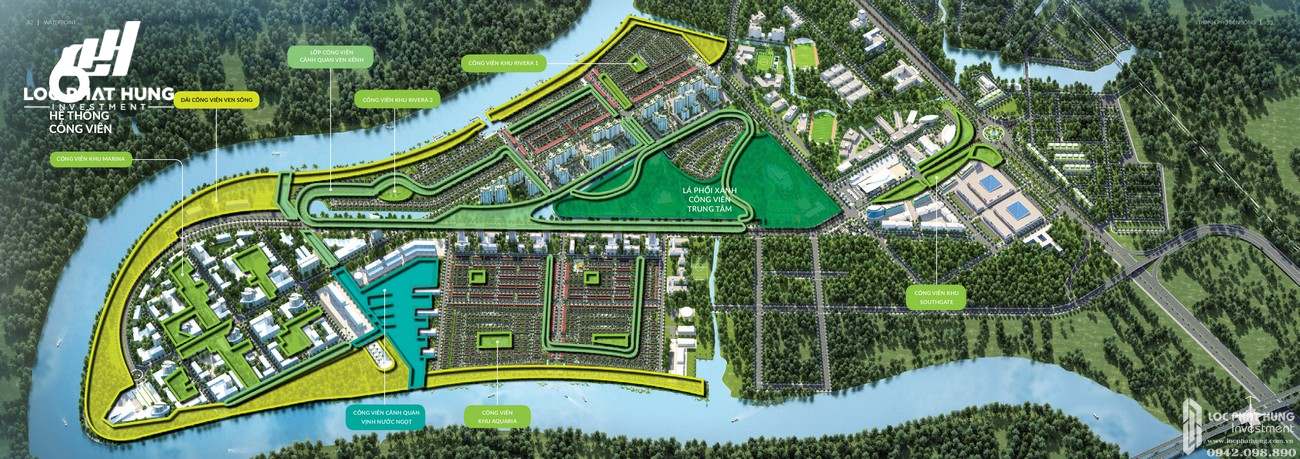 Tiện ích dự án đất nền nhà phố Waterpoint Bến Lức Đường Tỉnh lộ 830 chủ đầu tư Nam Long