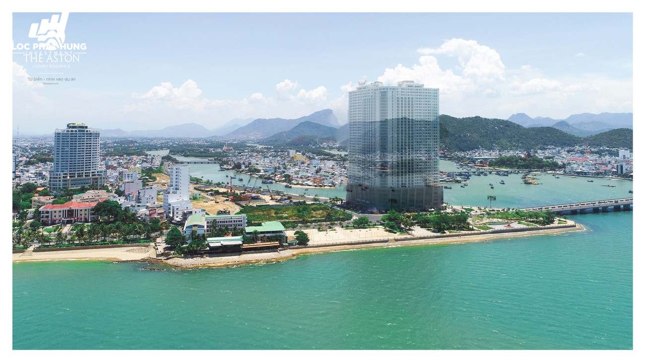 Toàn cảnh vị trí thực tế dự án The Aston Luxury Residence đường Trần Phú TP Nha Trang
