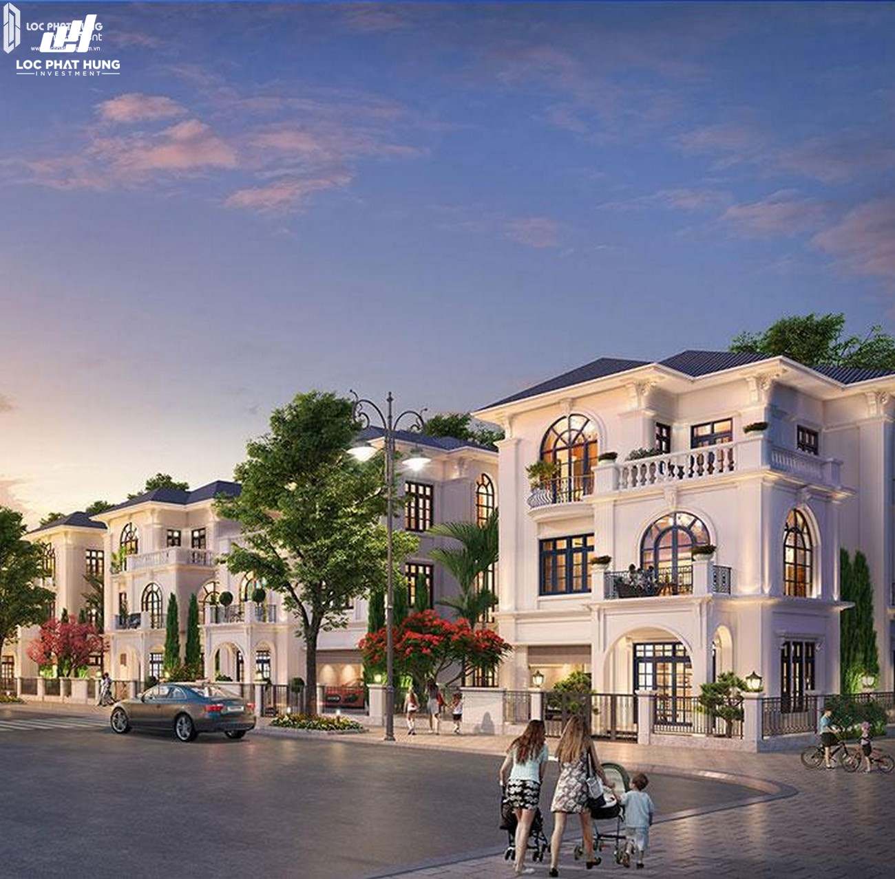 Các mẫu thiết kế dự án đất nền phà phố Century City huyện Long Thành Tỉnh Đồng Nai