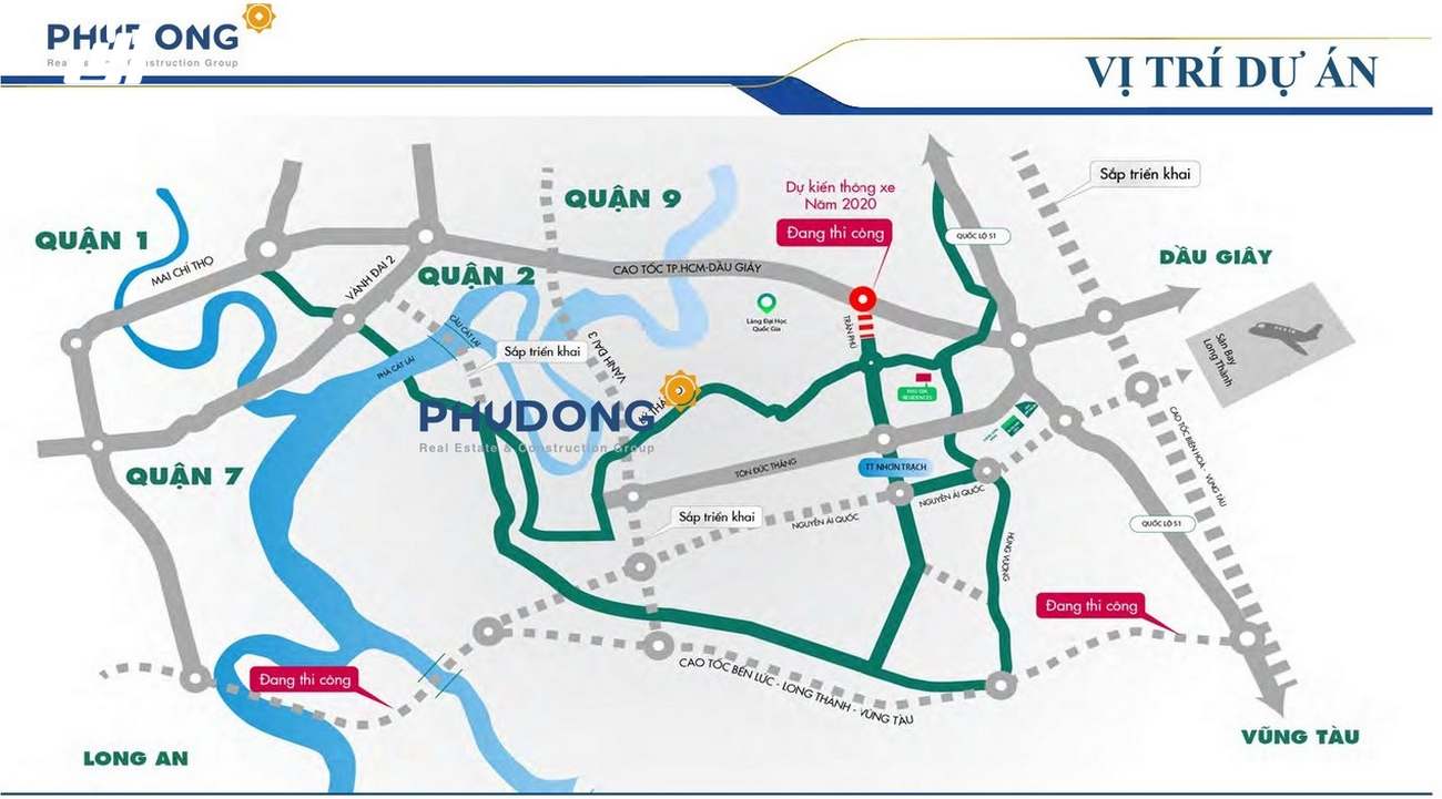 Vị trí địa chỉ dự án nhà phố Phú Gia Residences Đồng Nai chủ đầu tư Phú Long
