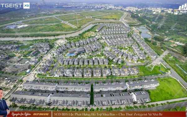 Ảnh thực tế mua bán cho thuê dự án Nhà phố + Biệt thự + Shophouse Zeit Geist City Nhà Bè