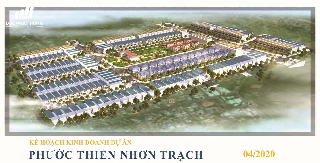 Phối cảnh tổng thể dự án đất nền Phú Gia Residences Nhơn Trạch Đồng Nai chủ đầu tư Phú Đông