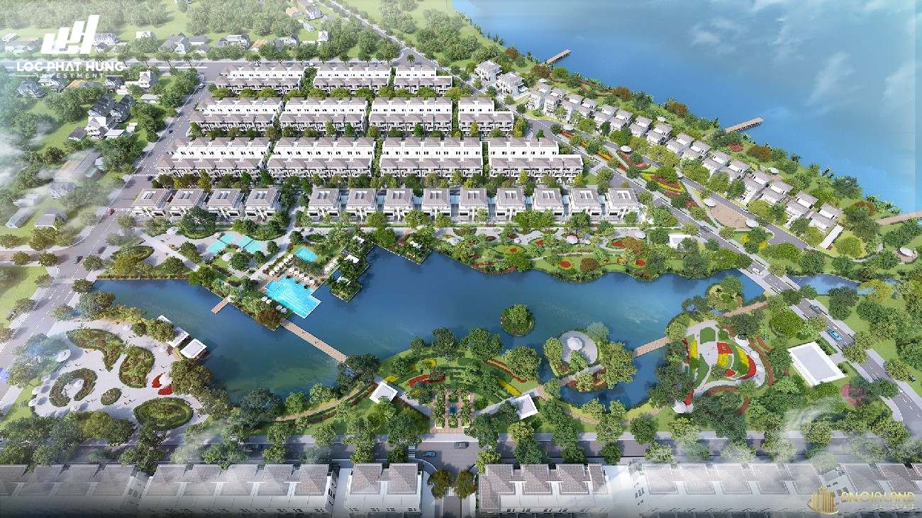 Phối cảnh tổng thể dự án nhà phố Lavila Nam Hội An