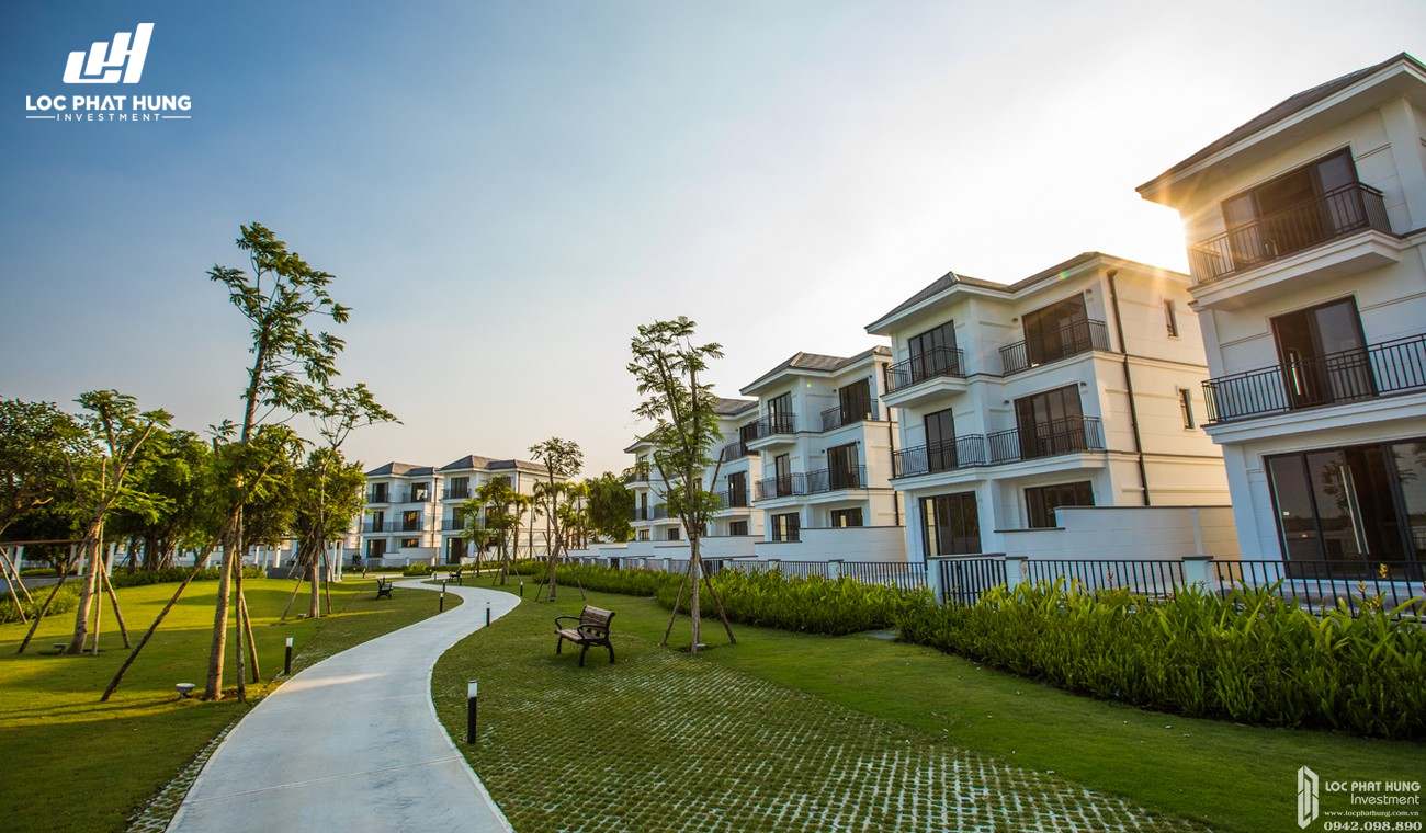Nhà thực tế dự án nhà phố Nine South Estates Nhà Bè Đường Nguyễn Hữu Thọ chủ đầu tư VinaCapital