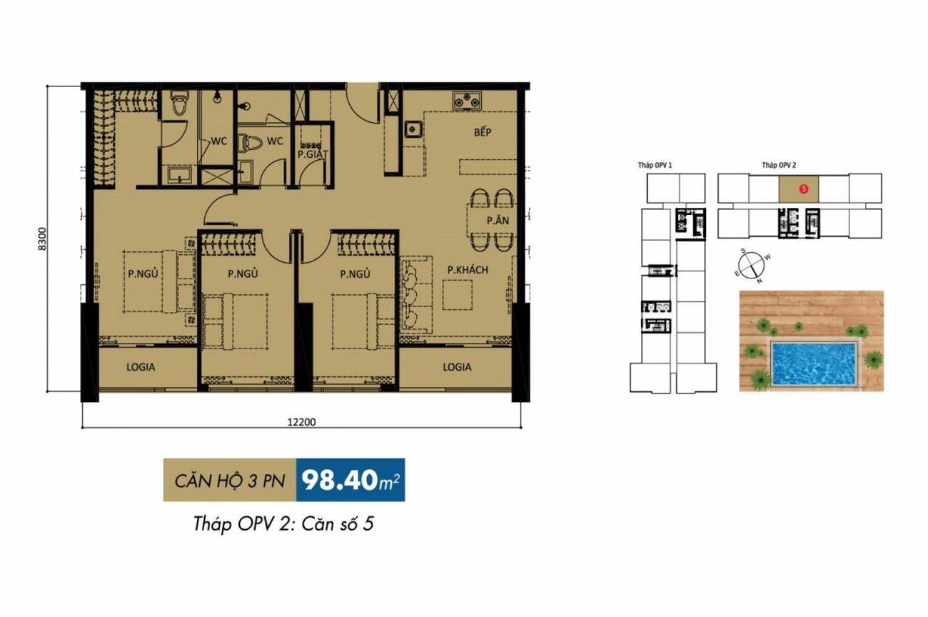 Thiết kế dự án căn hộ chung cư Orchard Parkview Phú Nhuận Đường 130 - 132 Hồng Hà chủ đầu tư Novaland