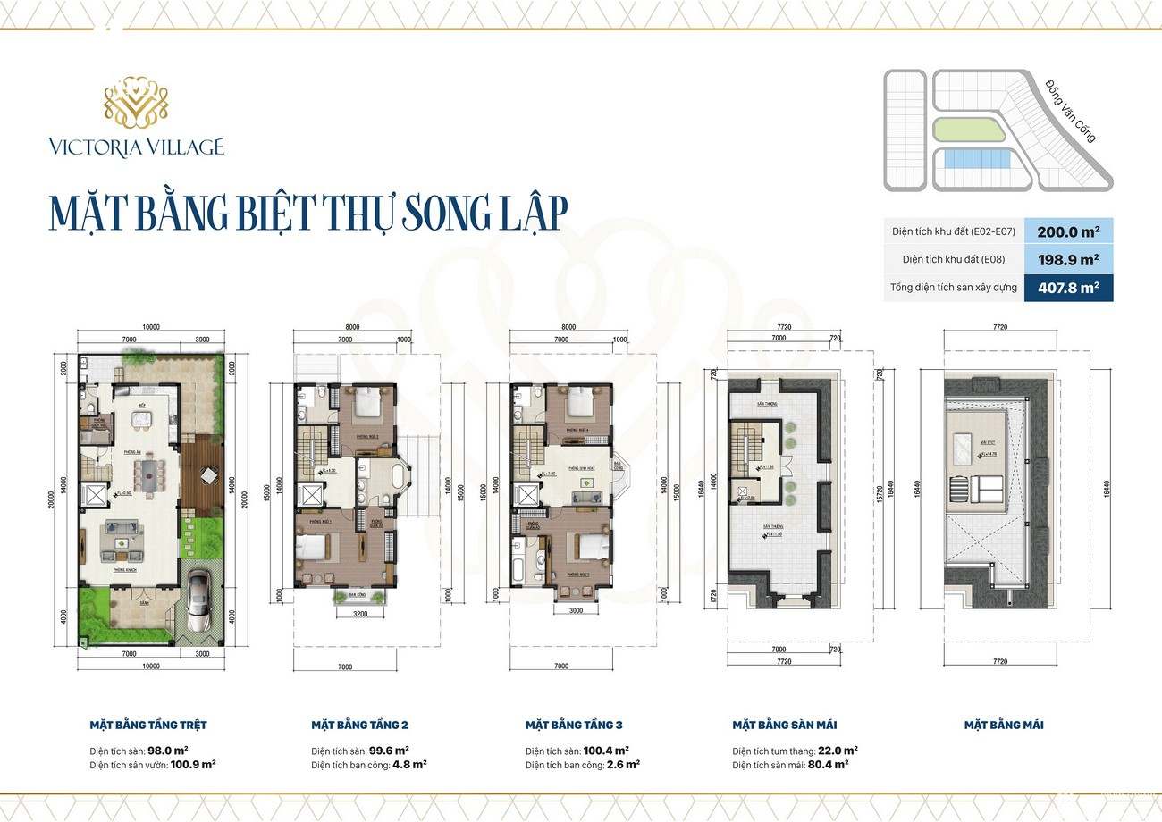 Thiết kế dự án căn hộ chung cư Victoria Village Quận 2 Đường Đồng Văn Cống chủ đầu tư Novaland