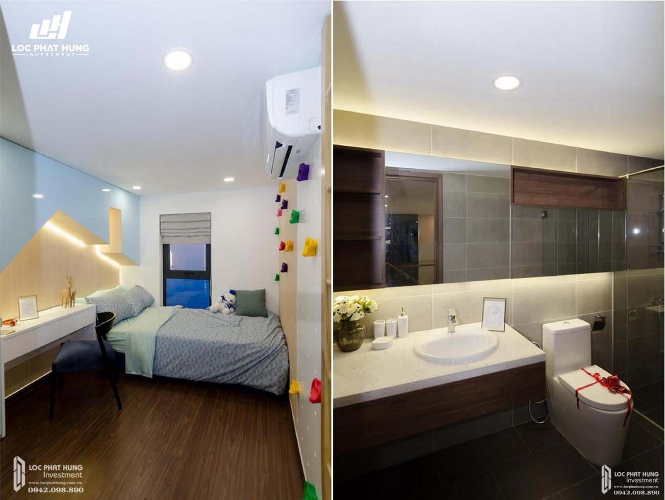 Thiết kế căn hộ mẫu có lửng dự án chung cư La Consmo Residences Quận Tân Bình