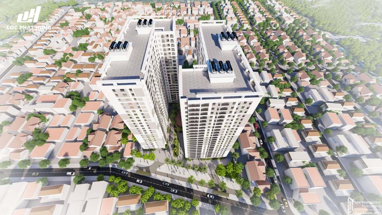 Phối cảnh tổng thể dự án căn hộ chung cư Parkview Apartment Thuận An 