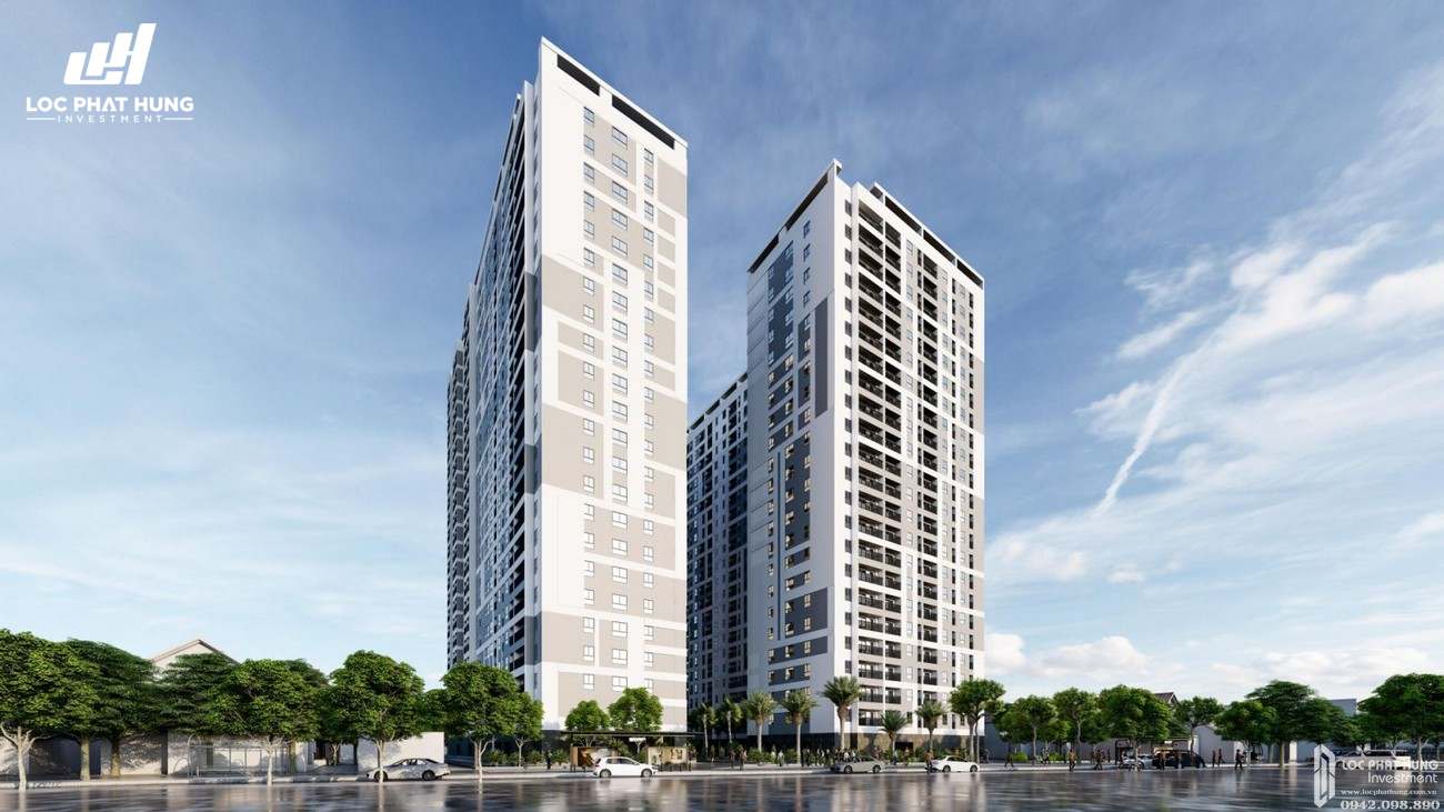 Phối cảnh tổng thể dự án căn hộ chung cư Parkview Apartment Thuận An 