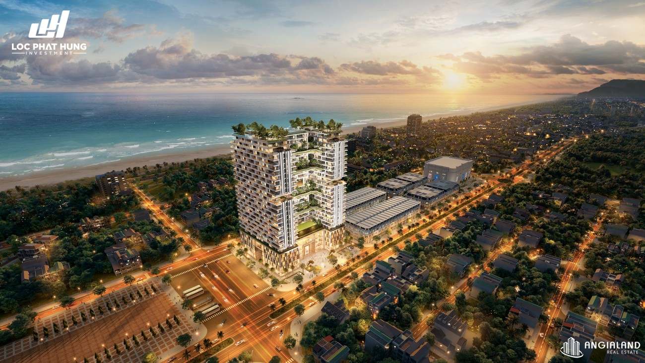 Phối cảnh tổng thể dự án căn hộ condotel Apec Mandala Wyndham Phú Yên chủ đầu tư Apec