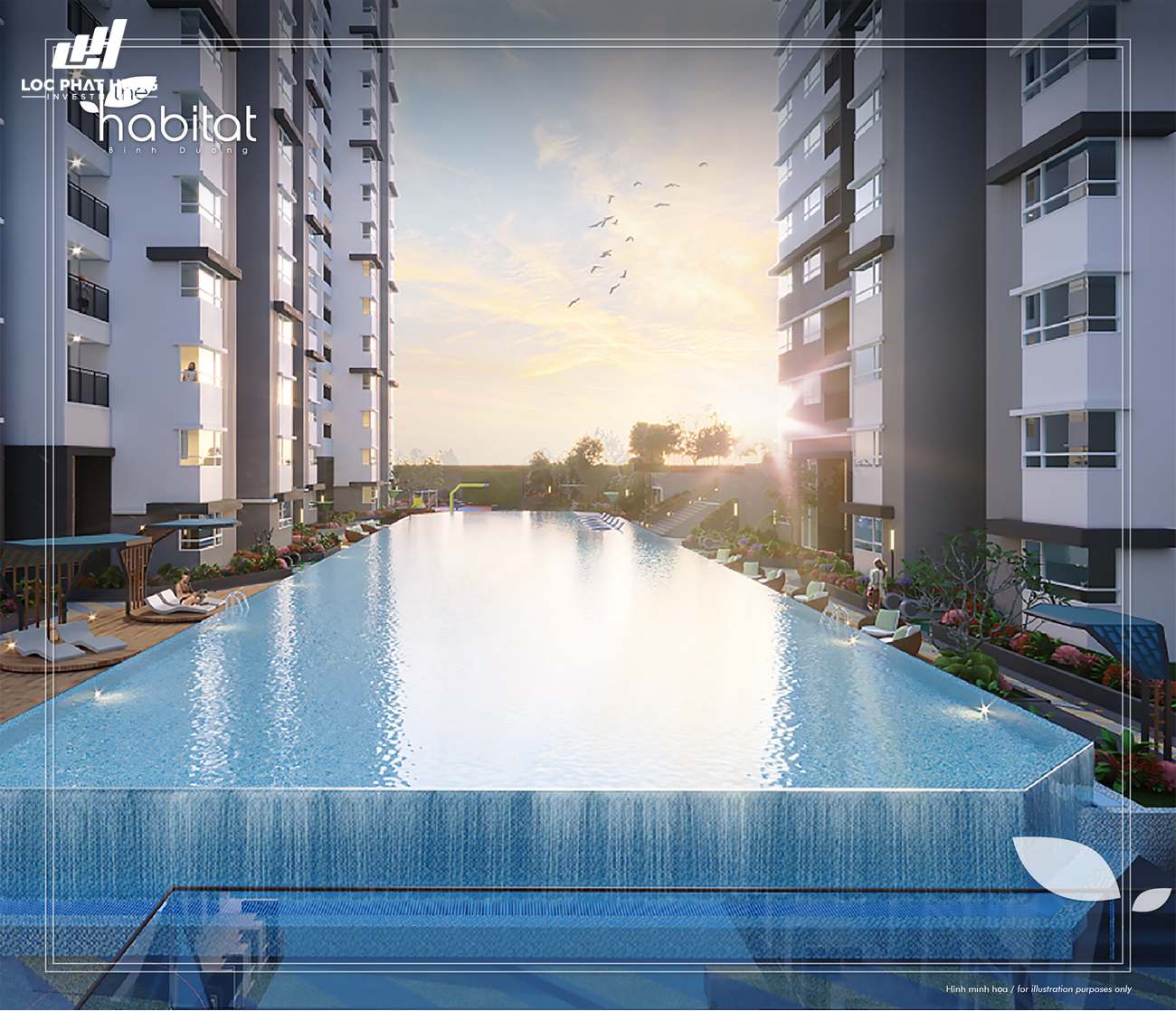 Tiện ích dự án căn hộ chung cư Habitat Thuận An Đường Hữu Nghị chủ đầu tư VSIP Sembcorp Gateway