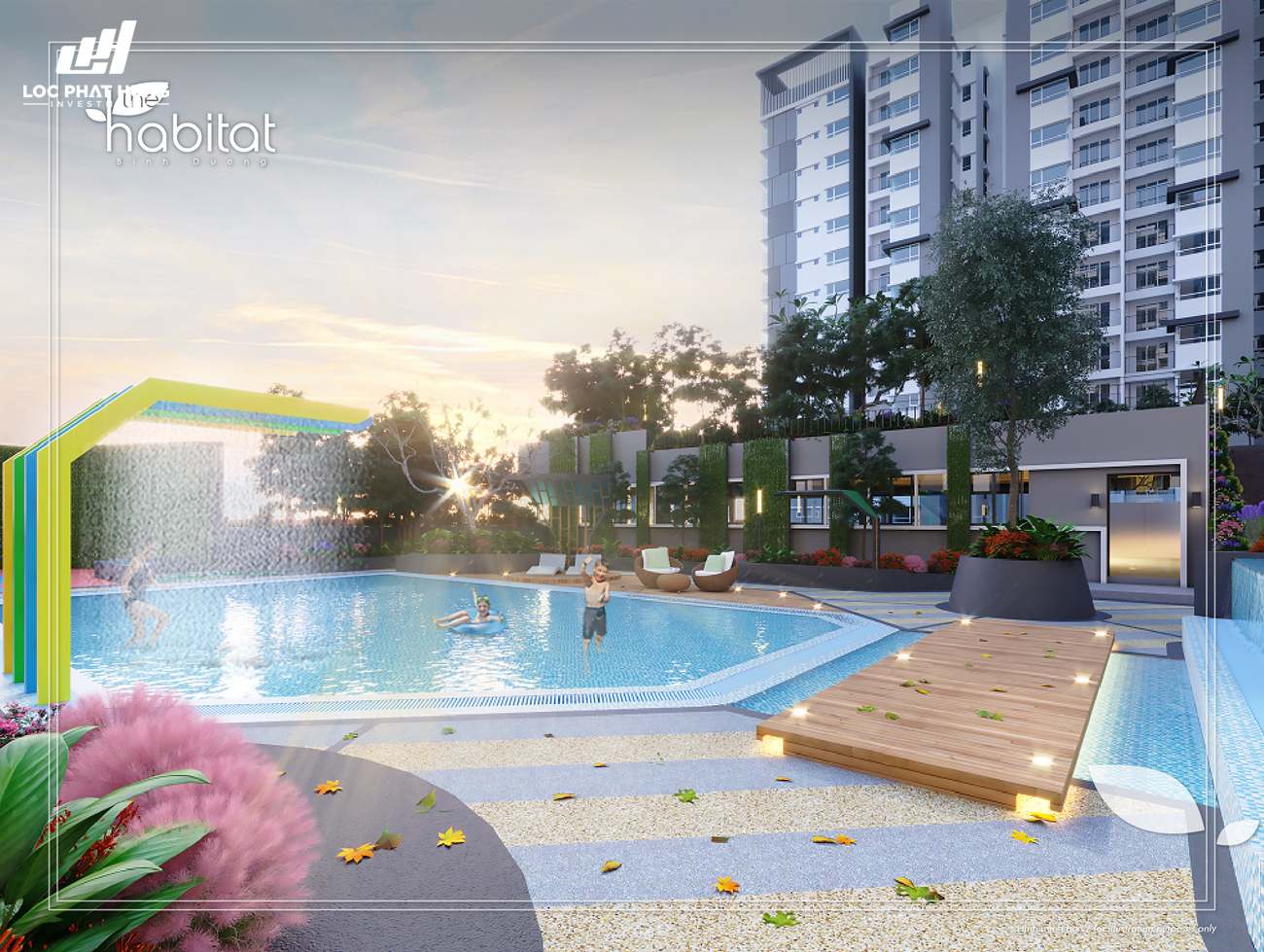 Tiện ích dự án căn hộ chung cư Habitat Thuận An Đường Hữu Nghị chủ đầu tư VSIP Sembcorp Gateway
