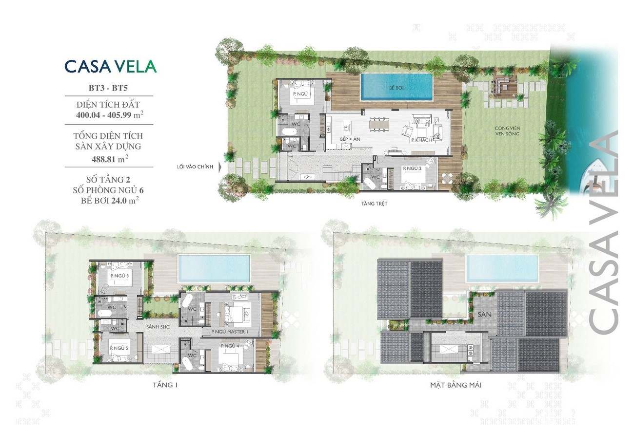 Thiết kế phân khu Casa Vela dự án khu đô thị Casamia Hội An chủ đầu tư Đạt Phương