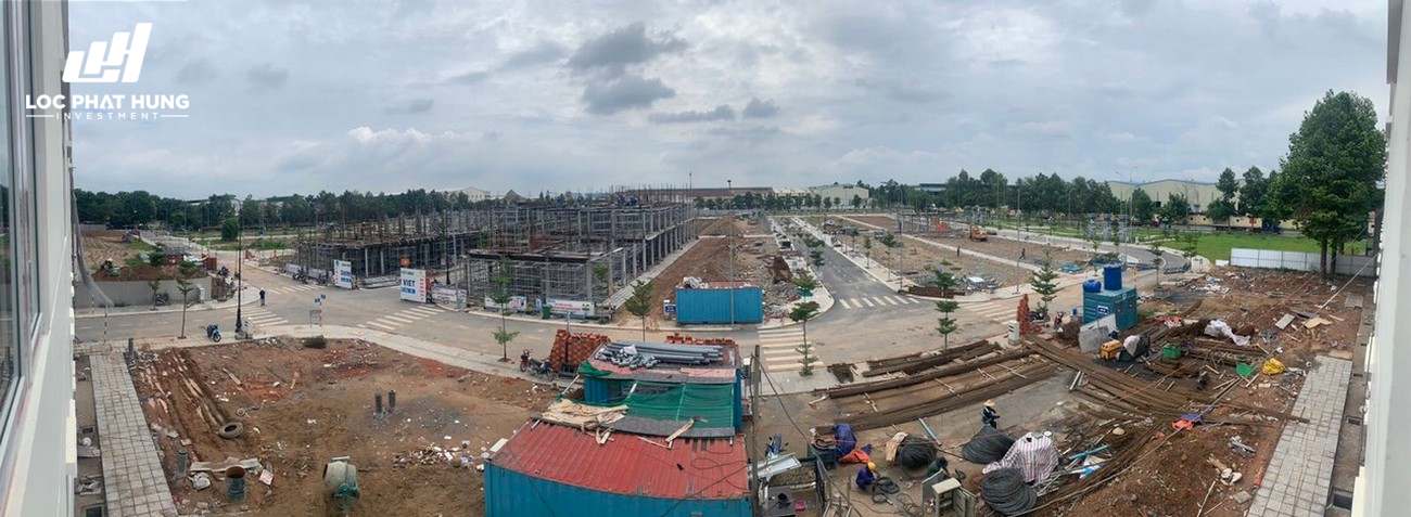 Tiến độ dự án đất nền nhà phố Icon Central Dĩ An Bình Dương chủ đầu tư Phú Hồng Thịnh 03/07/2020