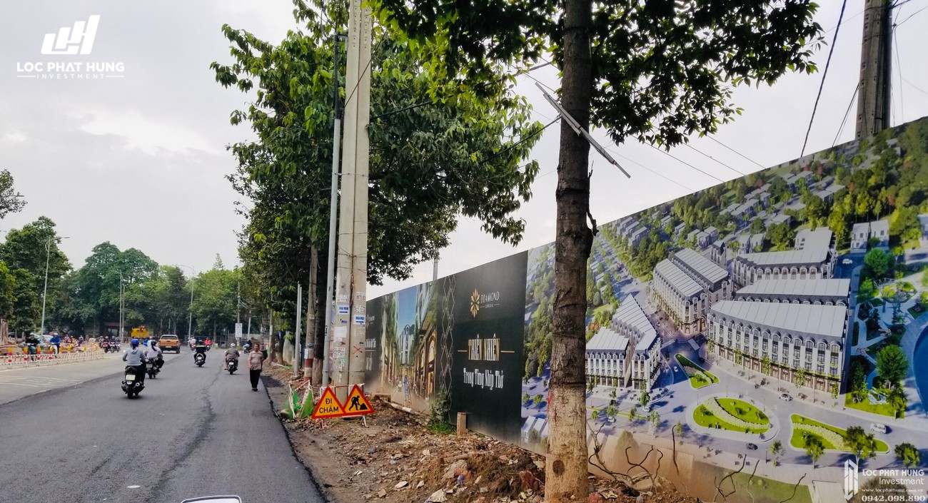 Tiến độ dự án Nhà phố Diamond Central Biên Hòa Đường Võ Thị Sáu tháng 07/2020