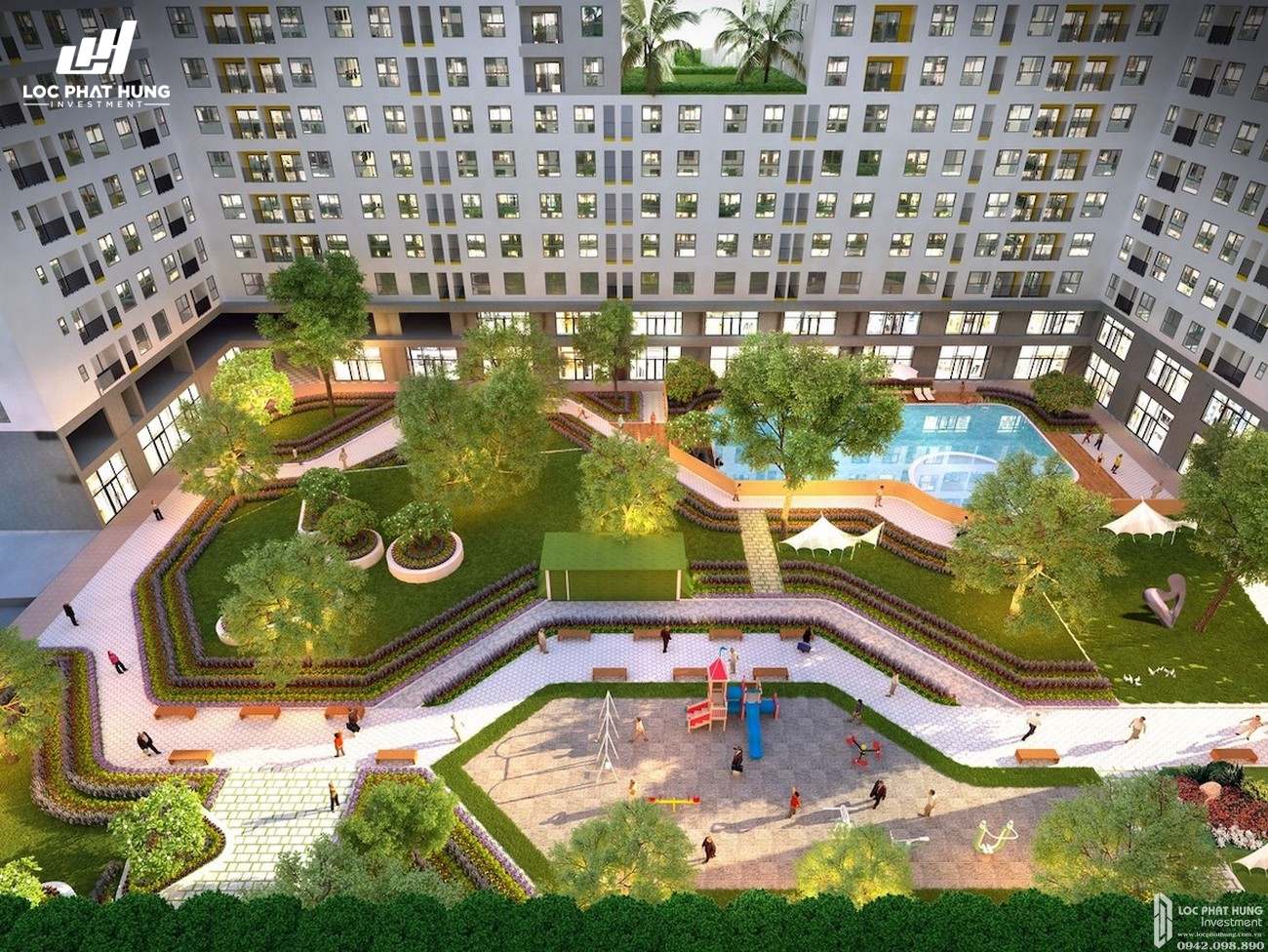 Tiện ích dự án căn hộ chung cư Lavita Thuận An Đường Quốc lộ 13 chủ đầu tư Quốc Cường Gia Lai