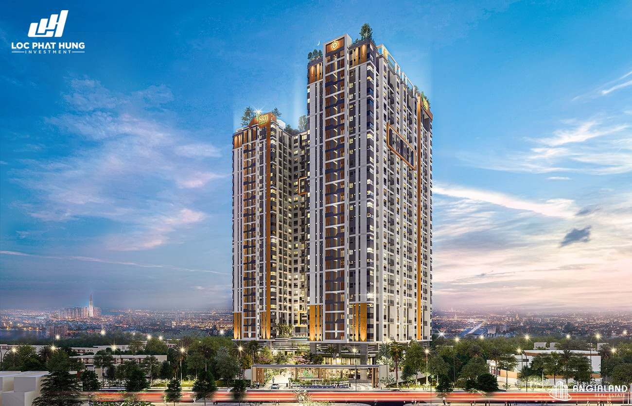 Phối cảnh tổng thể dự án căn hộ chung cư Phú Đông Sky Garden Dĩ An Đường An Bình chủ đầu tư Phú Đông Group