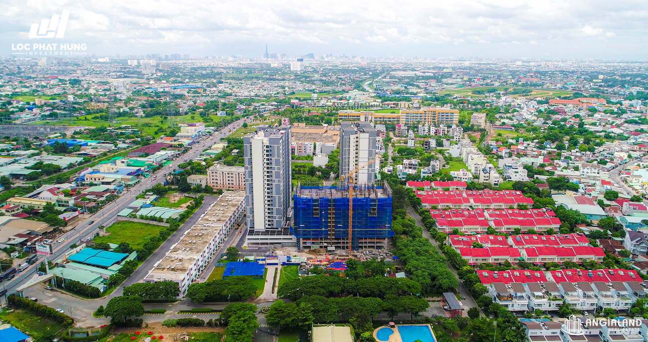 Tiến độ xây dựng Eco Xuân Tp Thuận An Tháng 09/2021