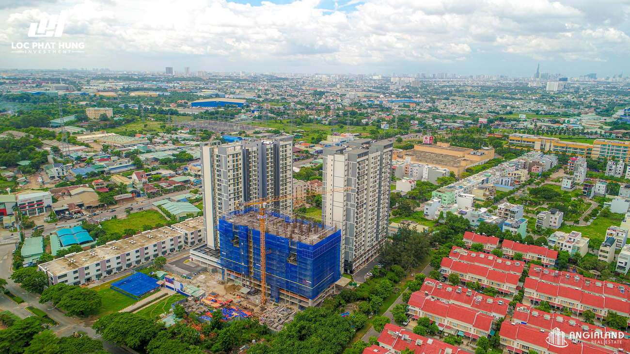 Tiến độ xây dựng Eco Xuân Tp Thuận An Tháng 09/2021