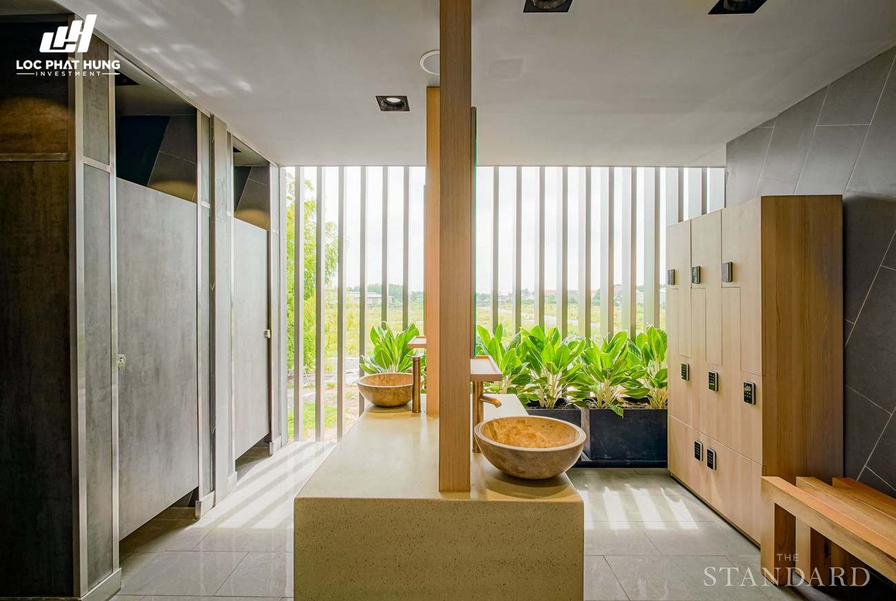Hình ảnh thực tếtiện ích phòng xông hơi Sauna dự án nhà phố The Standar Central Park Tân Uyên Bình Dương