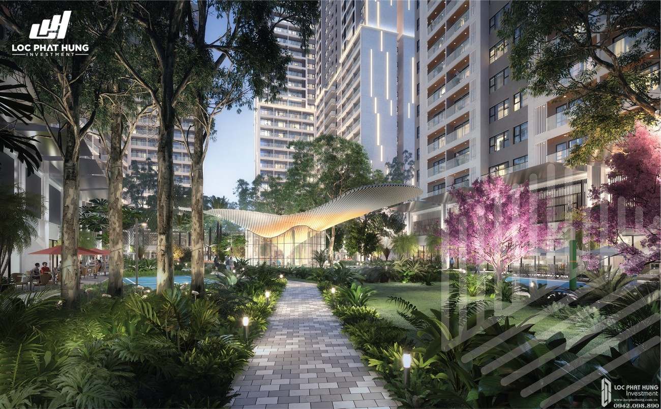 Hỉnh ảnh thực tế dự án căn hộ chung cư Anderson Park Thuận An Đường Quốc lộ 13 chủ đầu tư Quốc Cường Gia Lai